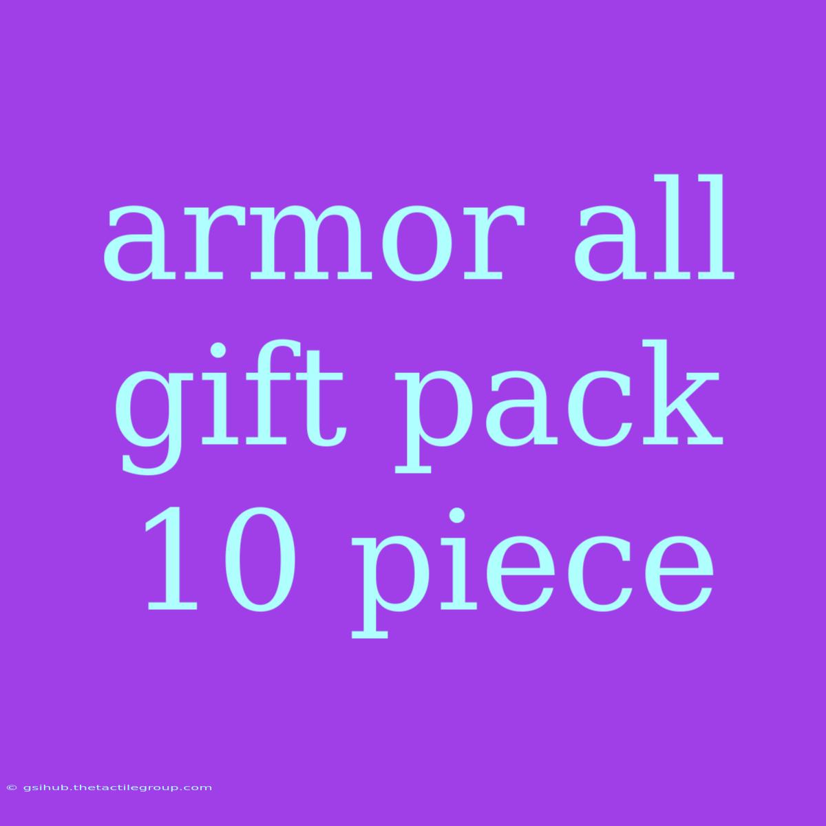 Armor All Gift Pack 10 Piece