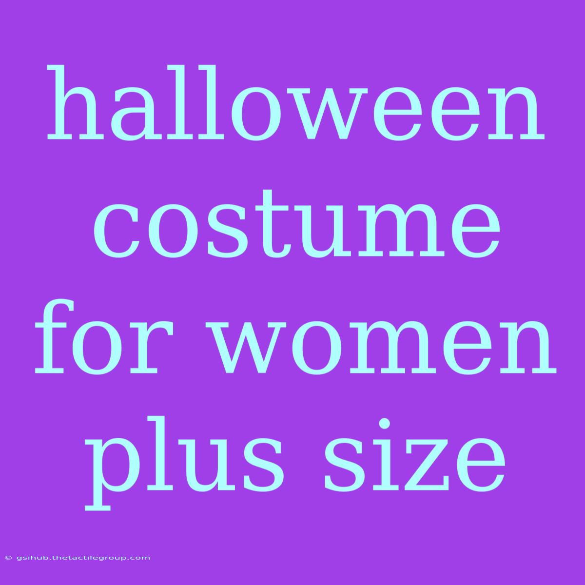 Halloween Costume For Women Plus Size