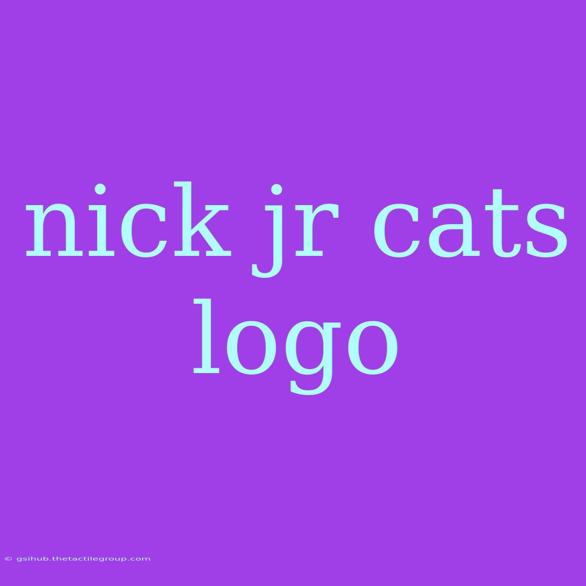 Nick Jr Cats Logo